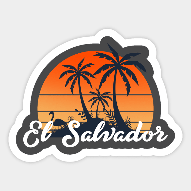 El Salvador t-shirt, Playa, las Flores, Surf City, El Sunzal, Playas, Nayik, Bukele, La Libertad, Salvadorian, Sivar, Punta Roca, SV, La Bocana, Playera, Salvadorian Pride, Surfing, Camiseta Sticker by Osmin-Laura